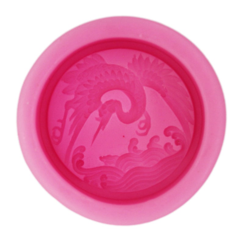 Longzang red-Crowned Crane 0961 Craft Art Silicone Soap Mold Craft Molds DIY Handmade soap molds - Image 5